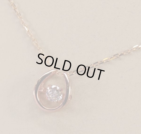 画像11: K18PGダンシングダイヤモンドペンダントネックレス (11)