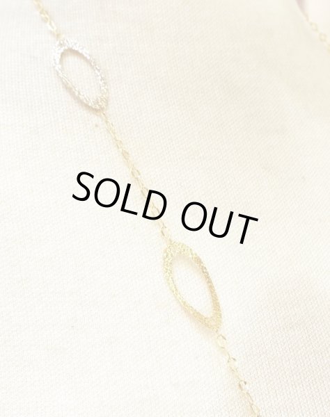 画像6: K18YG×K18WGオーバルミックスロングネックレス (6)