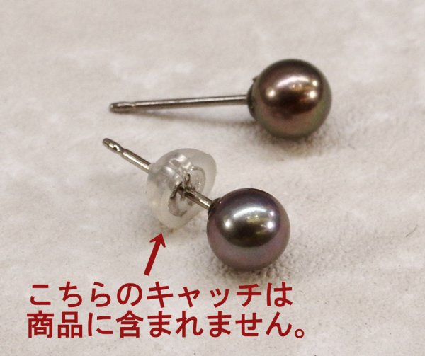 画像11: チタン&ステンレス　アコヤ・淡水パール2wayピアス (11)