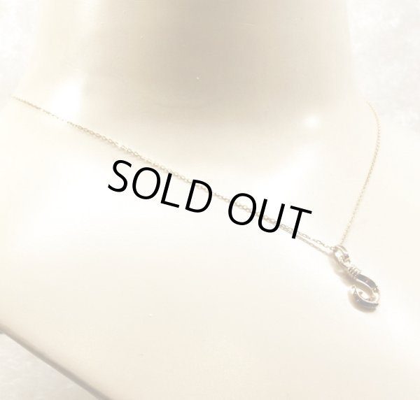 画像10: K18YGフィッシュフックペンダントネックレス SSサイズ (10)