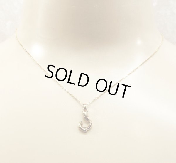 画像8: K18YGフィッシュフックペンダントネックレス SSサイズ (8)