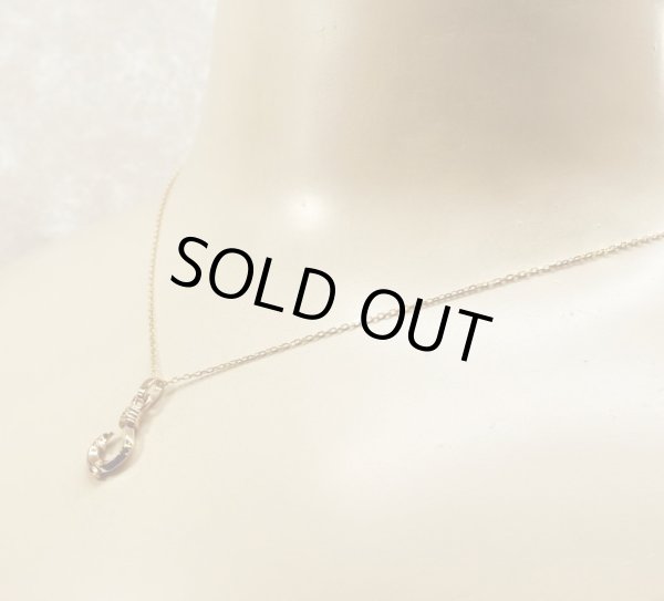 画像9: K18YGフィッシュフックペンダントネックレス SSサイズ (9)