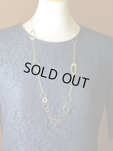 画像16: K18YG×K18WGオーバルミックスロングネックレス (16)