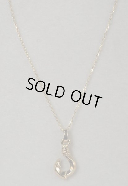 画像2: K18YGフィッシュフックペンダントネックレス SSサイズ (2)