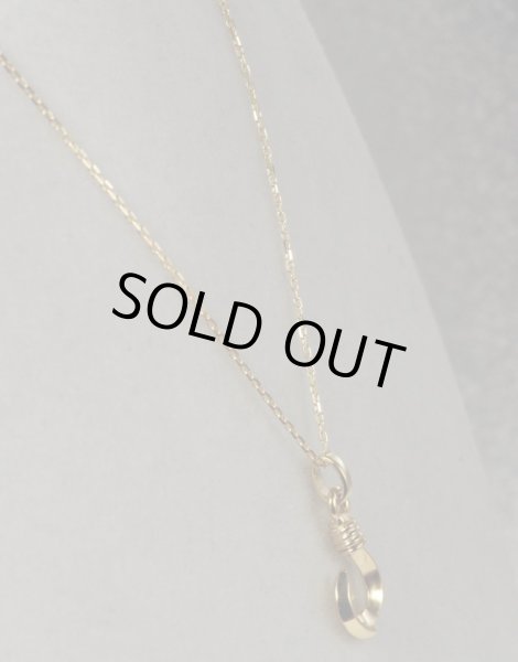 画像3: K18YGフィッシュフックペンダントネックレス SSサイズ (3)