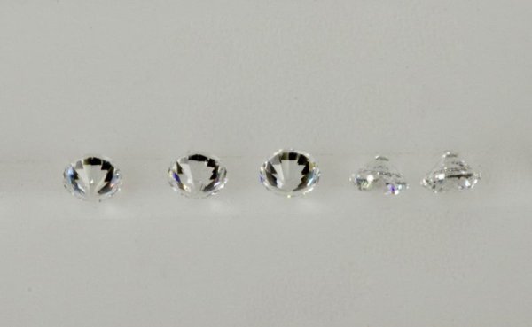 画像2: czダイヤモンドコーティング　2mmラウンド (2)