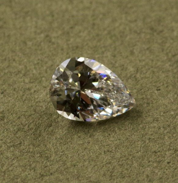 画像4: czダイヤモンドコーティング　ペアシェイプ 1.169ct (4)
