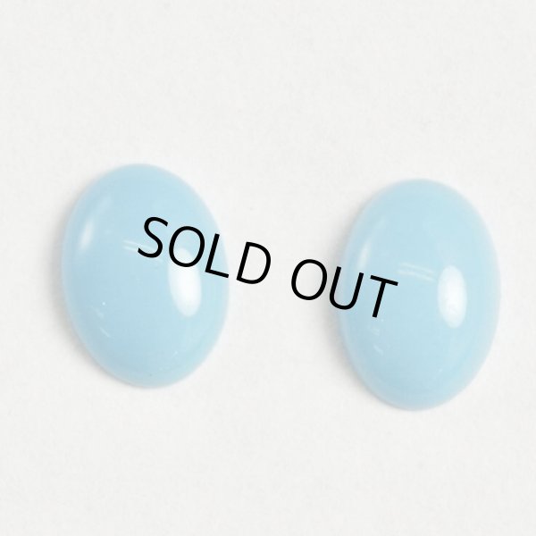 画像1: ターコイズ(トルコ石) 約7×5mm　12月誕生石 (1)