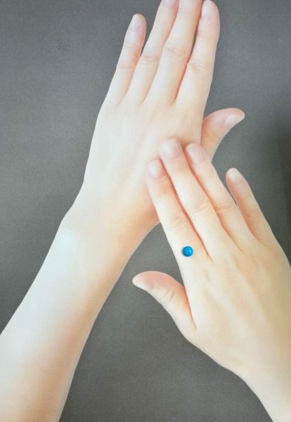 画像5: ターコイズ(トルコ石)　約7mm 12月誕生石 (5)