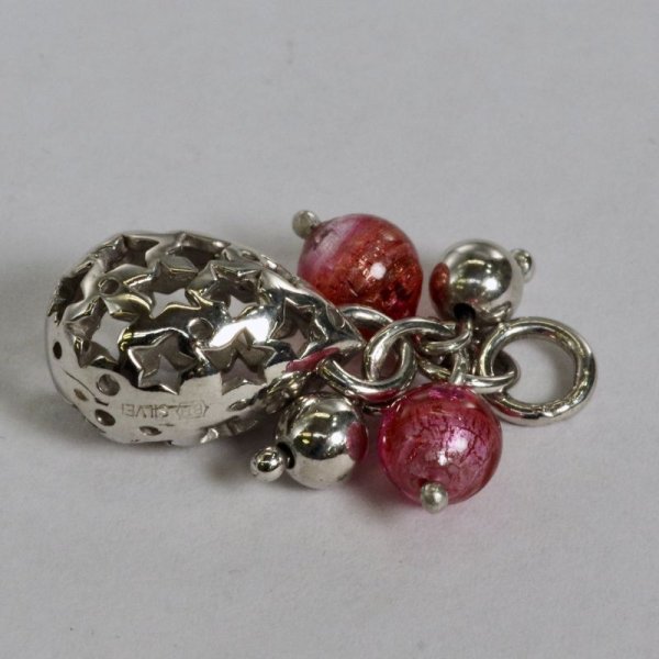 画像3: 【50%OFF】SV925星柄しずく＆ベネチアンガラスペンダント (3)