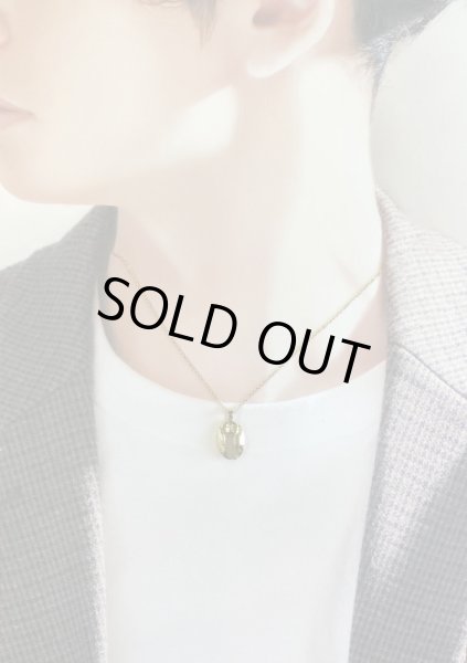 画像7: K18オーバル凹みペンダントネックレス (7)