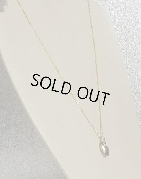 画像5: K18オーバル凹みペンダントネックレス (5)