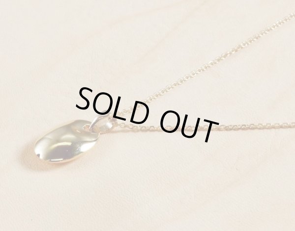 画像2: K18オーバル凹みペンダントネックレス (2)