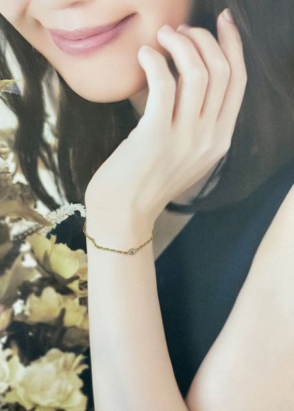画像7: K18ダイヤモンド 入りチェーンブレスレット (7)