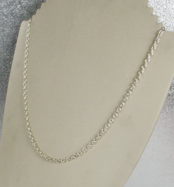 画像4: シルバー小豆ネックレス 約55cm (4)