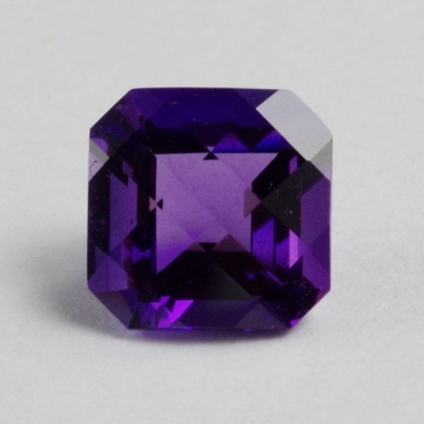 画像3: アメジスト　チェッカーカット　約7×7mm 1.412ct (3)