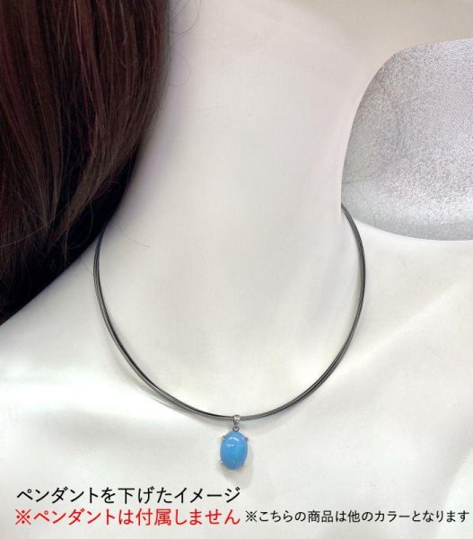 画像6: 【取り寄せ商品】12連ワイヤーネックレス（ブラック） (6)