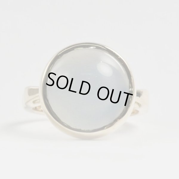 画像4: K10ブルーカルセドニーリング (4)