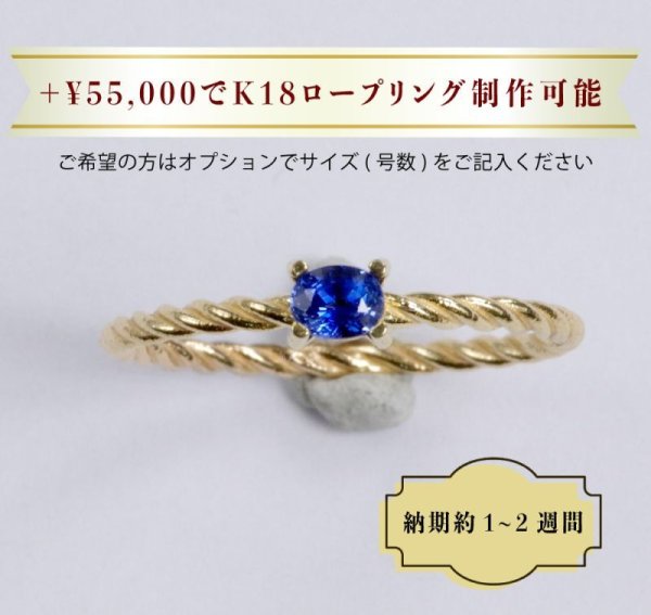 画像7: サファイア 0.223ct９月誕生石 (7)