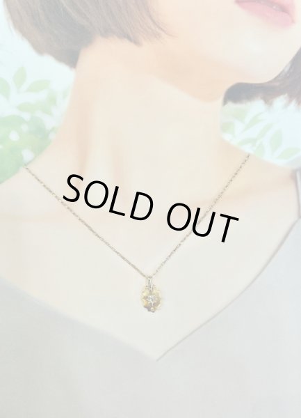 画像11: K18ダイヤモンド（0.468ct）入りプレートペンダント (11)