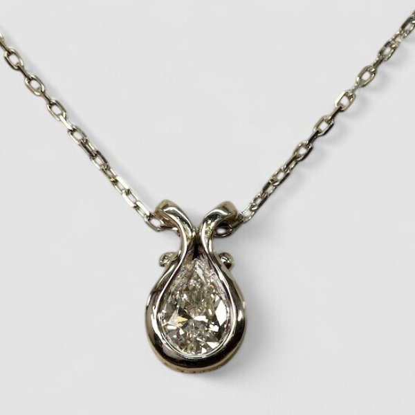 画像6: Ptダイヤモンドペンダントネックレス01 (6)