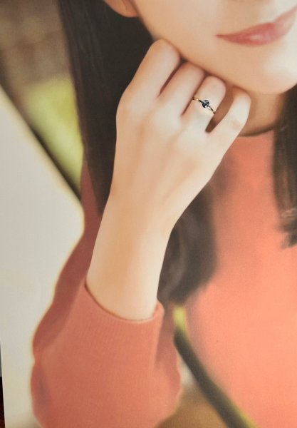 画像6: K18サファイアリング(0.49ct) (6)