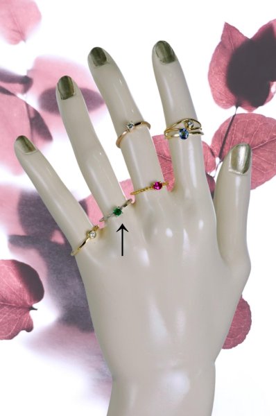 画像7: Pt900エメラルドリング(0.20ct) (7)