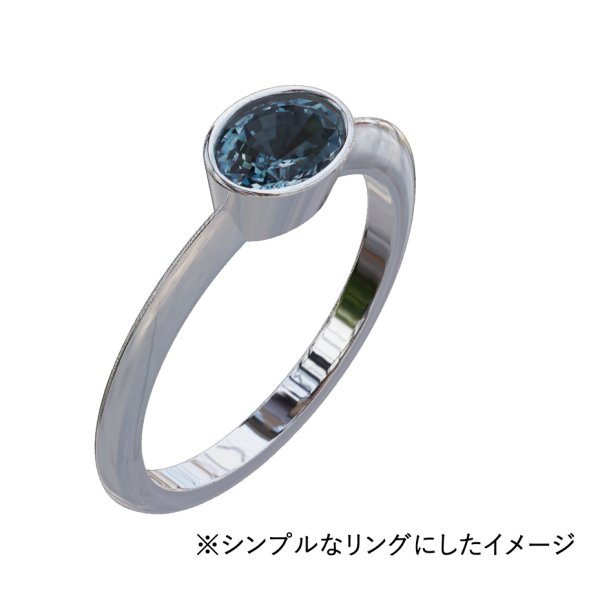 画像7: ロンドンブルートパーズ　チェッカーカット　約5×7mm 平均0.872ct (7)