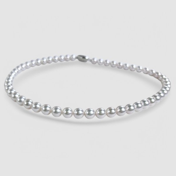 画像4: ★真珠てりクロス付★アコヤパールネックレス (4)