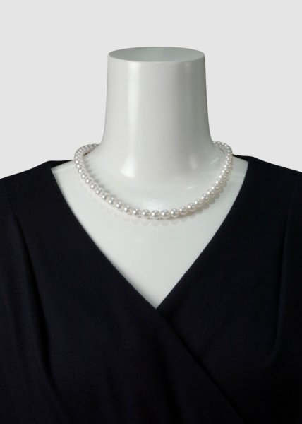 画像7: ★真珠てりクロス付★アコヤパールネックレス (7)