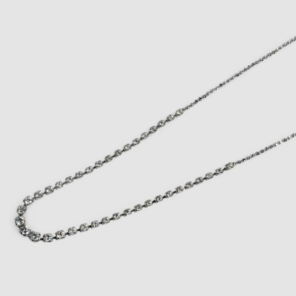 画像2: Pt850 ダイヤモンド1.00ct ネックレス (2)