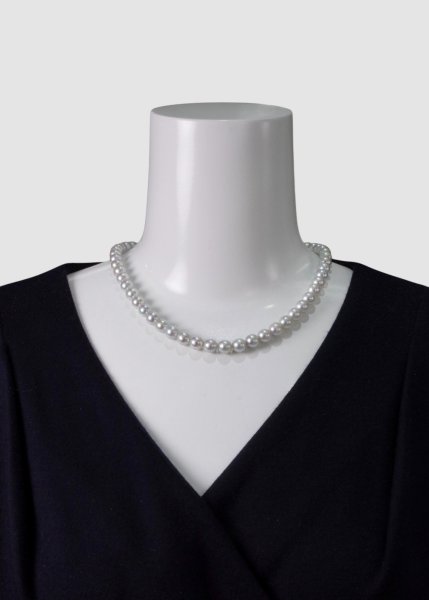 画像7: アコヤグレーパールネックレス (7)