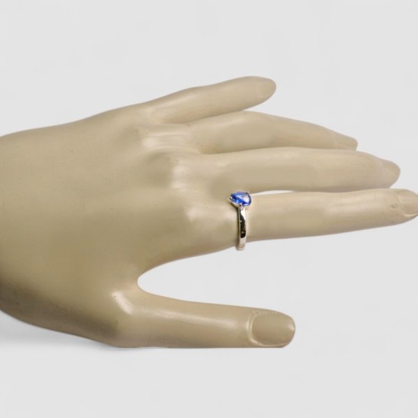 画像3: sv925変形サファイアリング (3)