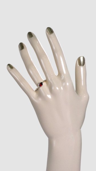 画像5: 【制作例】SV925 ガーネットリング (5)