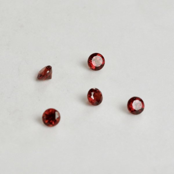 画像3: ガーネット ラウンド約2.5mm 1月誕生石 (3)