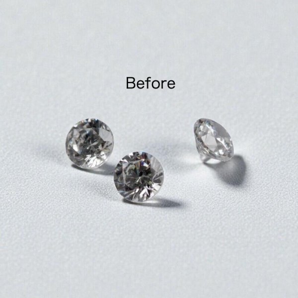 画像2: 【オーダー例】3粒ダイヤモンドのペンダント制作 (2)