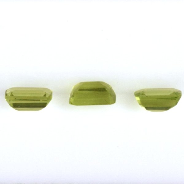 画像2: ペリドット オクタゴンカット　約6×4mm　8月誕生石 (2)