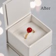 画像6: 【オーダー例】サンゴのルースからリングをオーダー (6)