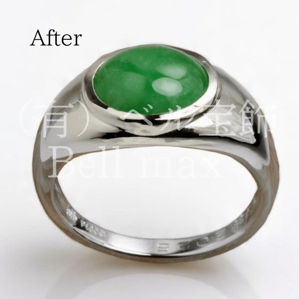 画像4: 【オーダー例】ヒスイのルースでプラチナリング製作 (4)