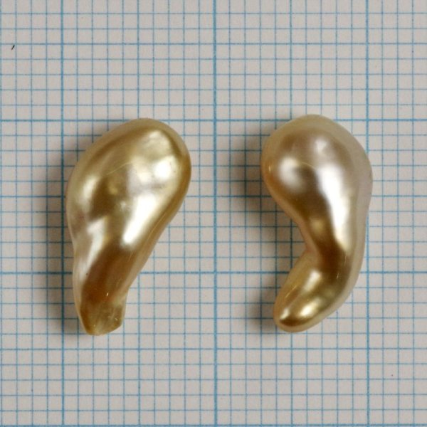 画像4: ゴールド系白蝶ケシパール  6月誕生石　※１個単位の販売 (4)