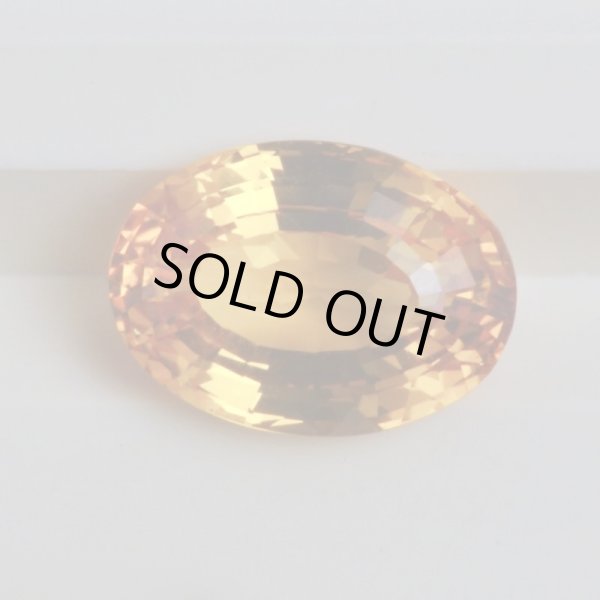 画像1: ○当店蔵出し品○ シトリン　オーバル　約14×10mm 9.124ct (1)