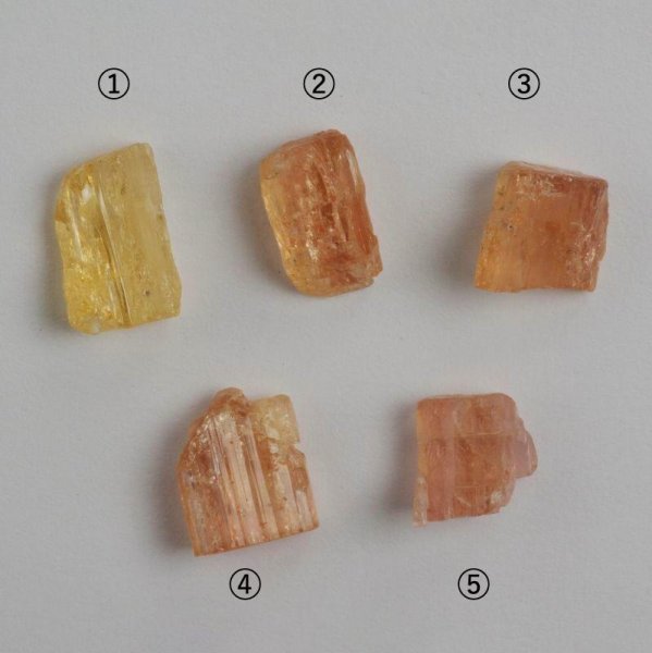 画像2: 【送料無料】インペリアルトパーズ原石 11月誕生石 (2)