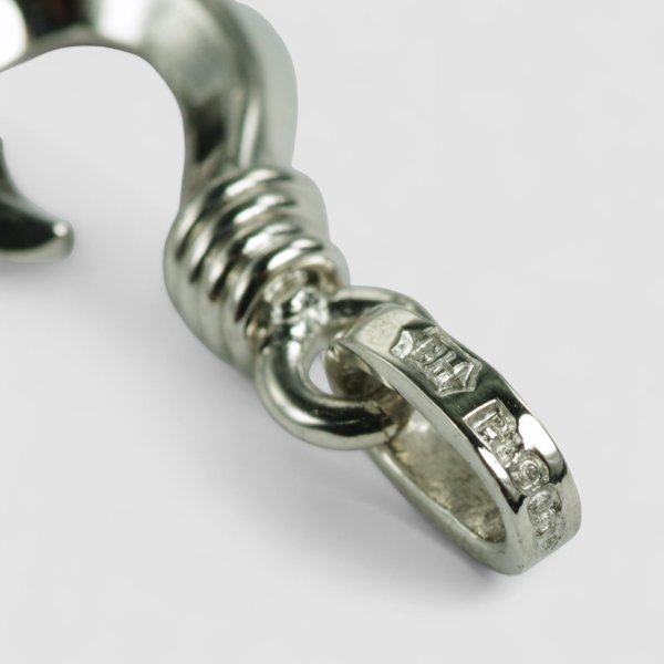 画像4: 【再入荷】Pt900フィッシュフックペンダント SSサイズ (4)