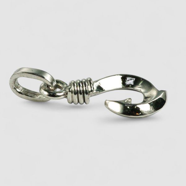 画像3: 【再入荷】Pt900フィッシュフックペンダント SSサイズ (3)