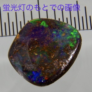 ボルダーオパール 3.463ct ソーティング付き ルース 10月誕生石