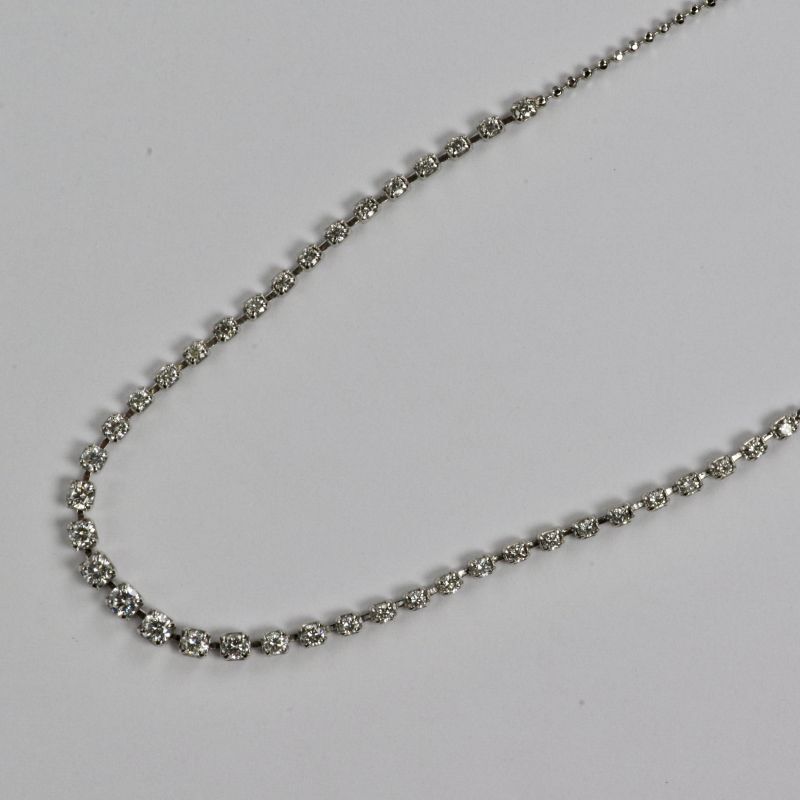 pt850 ダイヤモンドラインネックレス1.00ct | tspea.org