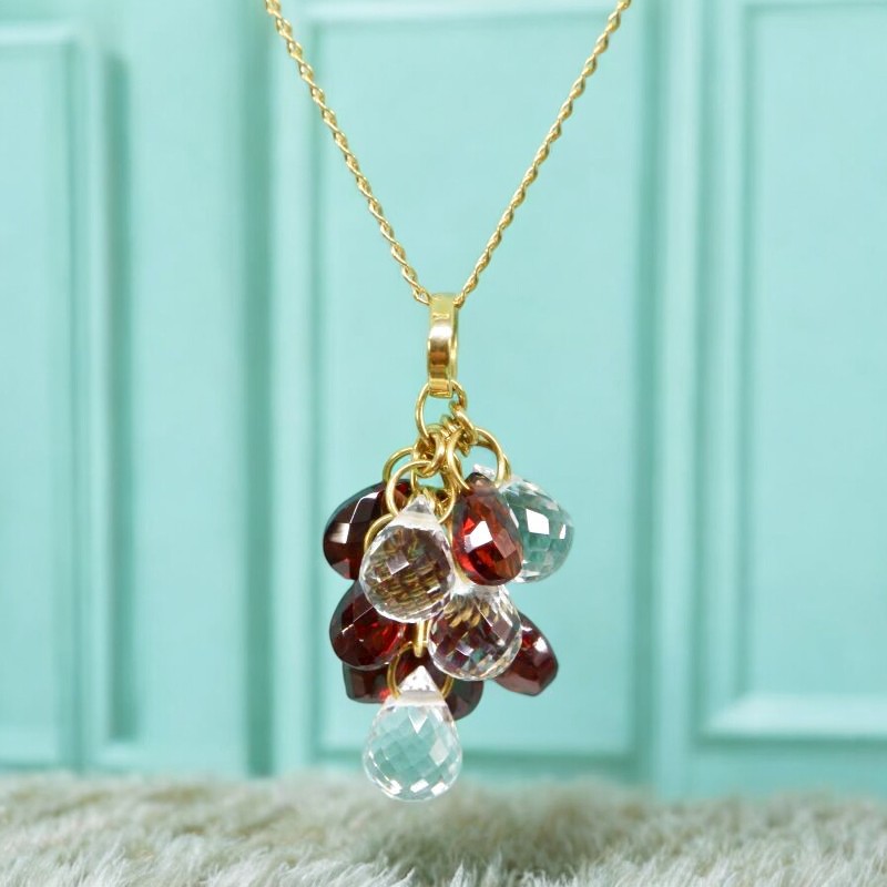 k18 イエローダイヤモンドネックレス　ベル k18 イエローダイヤモンドネックレスベル